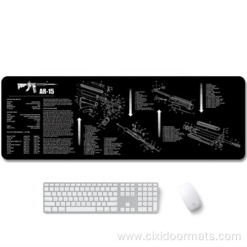 Promotional cheap gaming custom rubber printed mouse pad